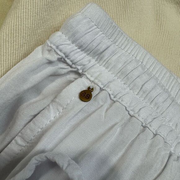 Skemo Basics Loungewear Jogger White Elastic Pants XS - Picture 8 of 8